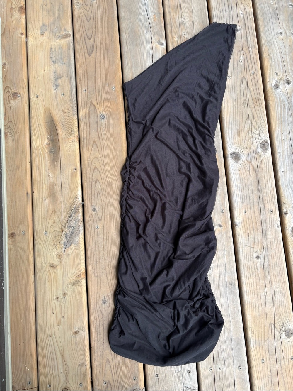 Black Ruched Women’s Dress